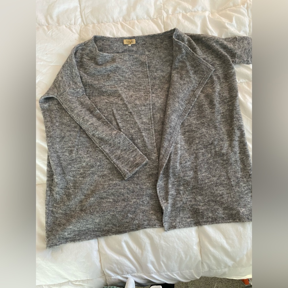 Pico 1988 Grey cardigan sweater small